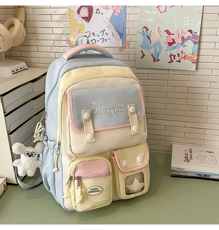 Multifunktionaler Anime-inspirierter Schulrucksack