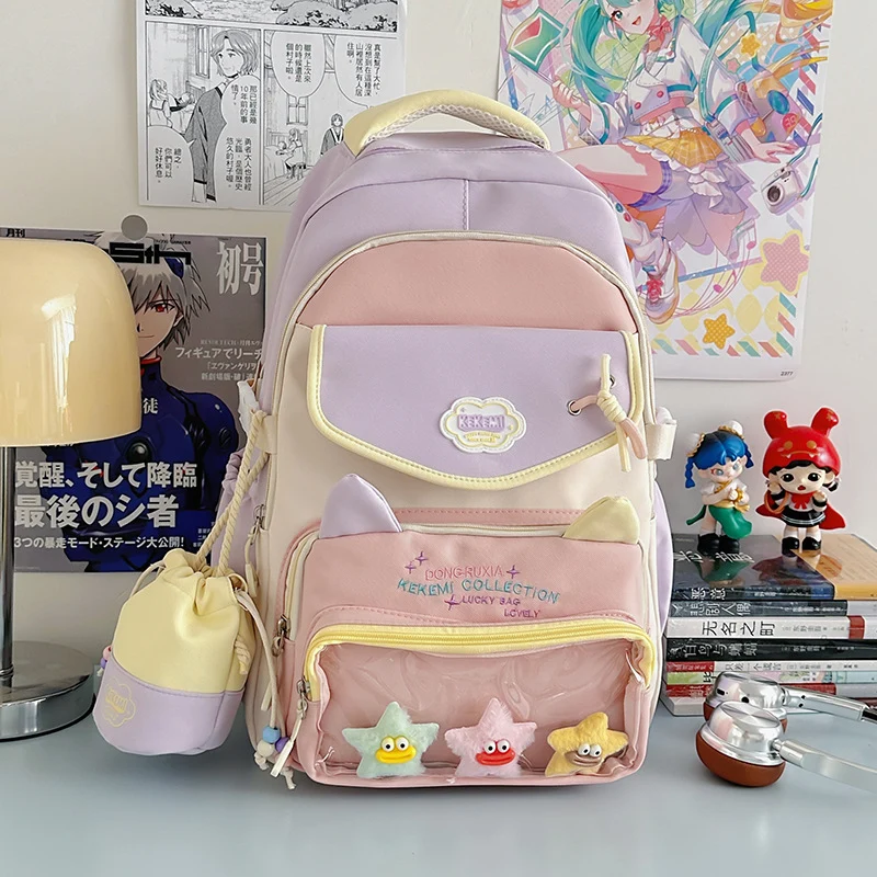 Niedlicher Schulrucksack mit Katzenohren