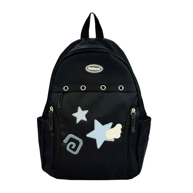 Künstlerisch bestickter Rucksack Skanto
