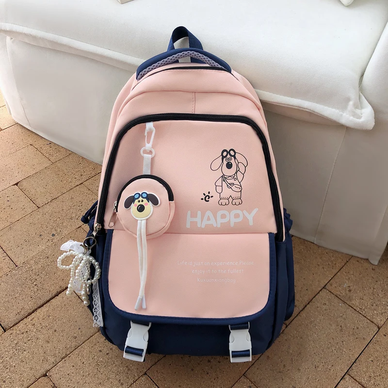 Niedlicher lässiger Schulrucksack mit Hunde-Motiv