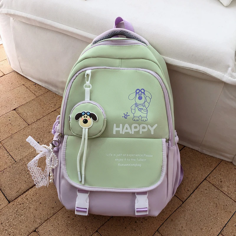 Niedlicher lässiger Schulrucksack mit Hunde-Motiv
