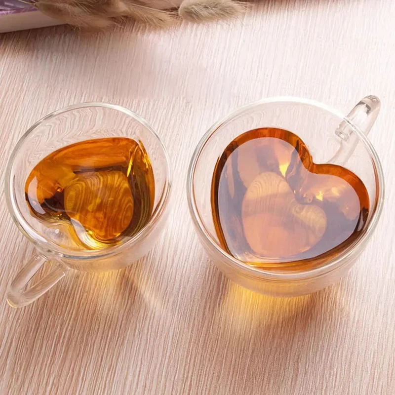 1+1 Gratis | LoveCup | Klassisches Herz-Teeglas