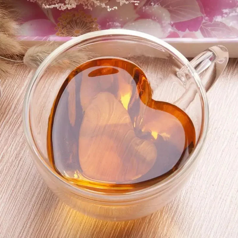 1+1 Gratis | LoveCup | Klassisches Herz-Teeglas
