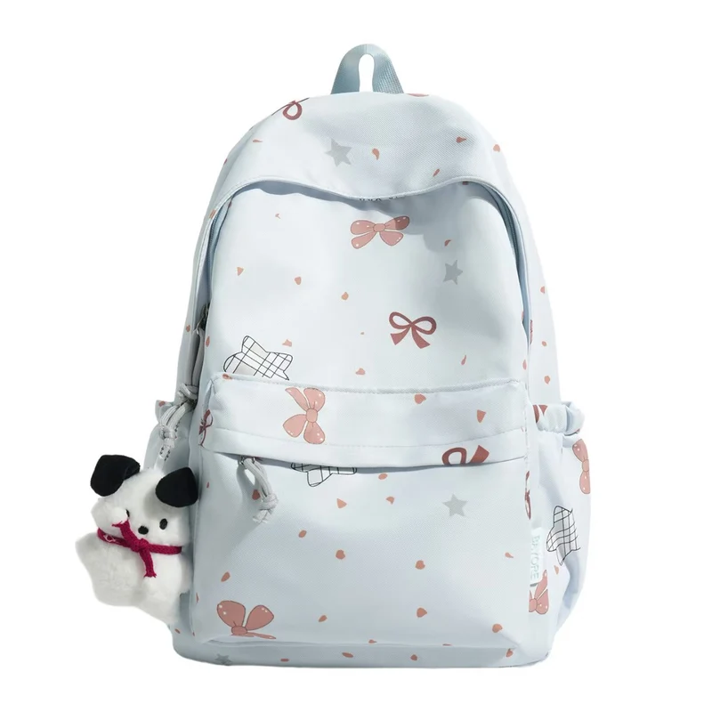Lieblicher Rucksack Skanto mit Schleifenmuster