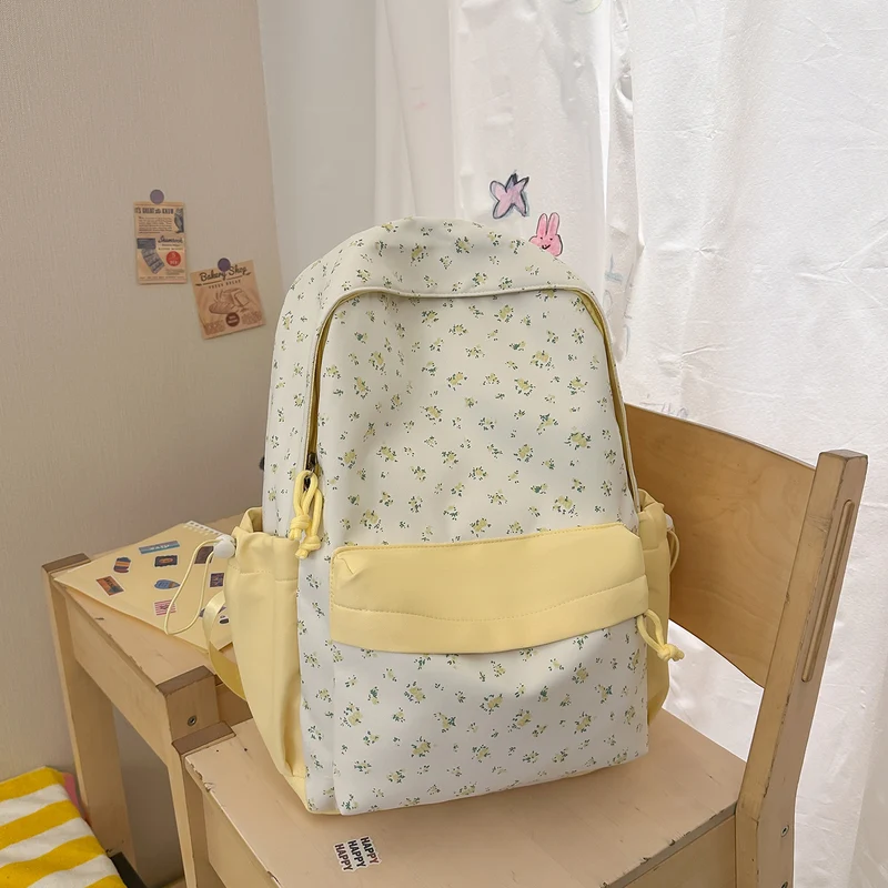 Blumen-Schulrucksack