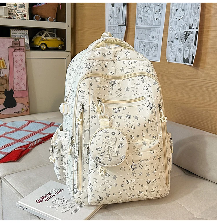 Charmanter Sternen-Schulrucksack