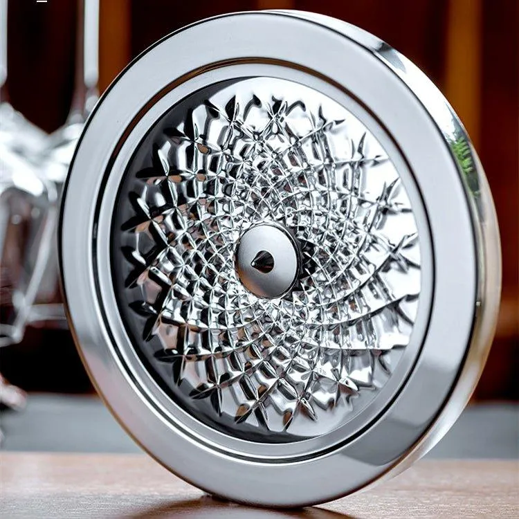 LuxeDecant™ | 360° rotierende Kristall Hand geblasener Weindekanter