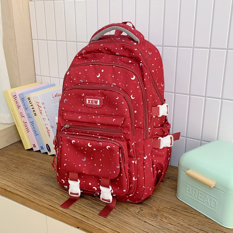 Design-optimierter Schulrucksack mit mehreren Fächern
