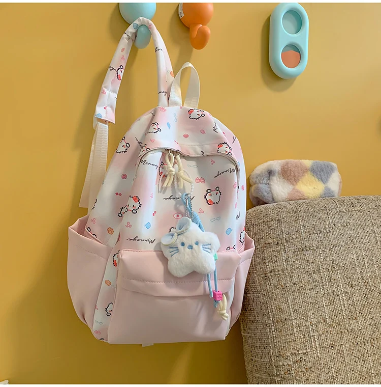 Niedliche Mini-Schultasche mit Cartoon-Charakter