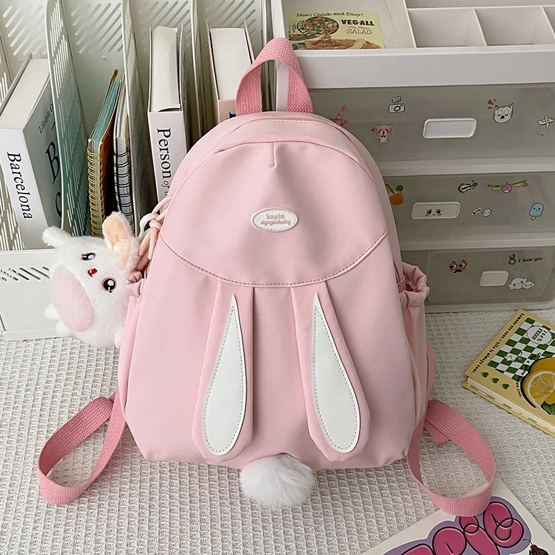 Niedlicher Schulrucksack mit Hasenohren