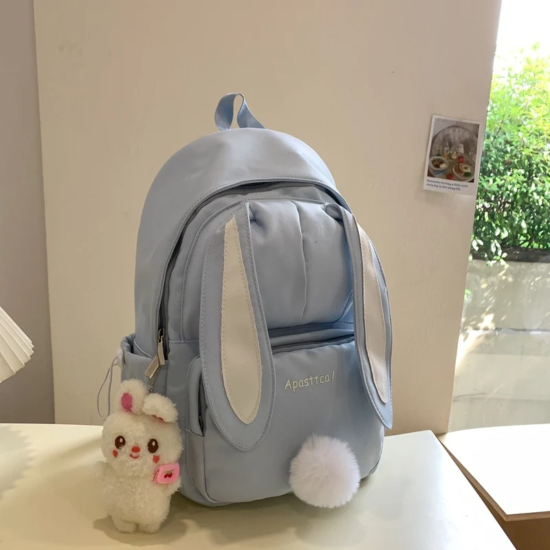 Süße Schultasche im Hasenohr-Design