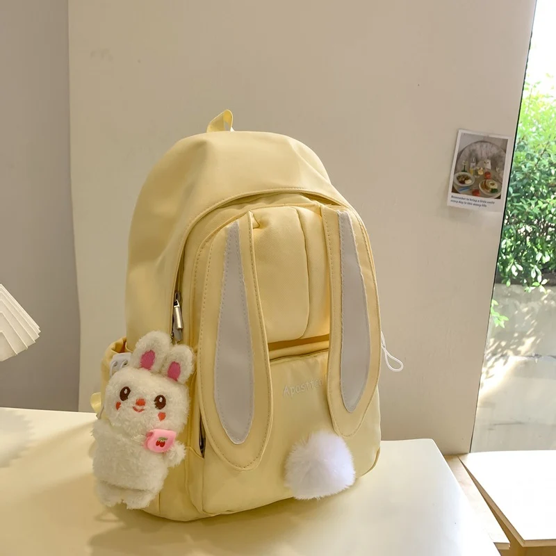 Süße Schultasche im Hasenohr-Design