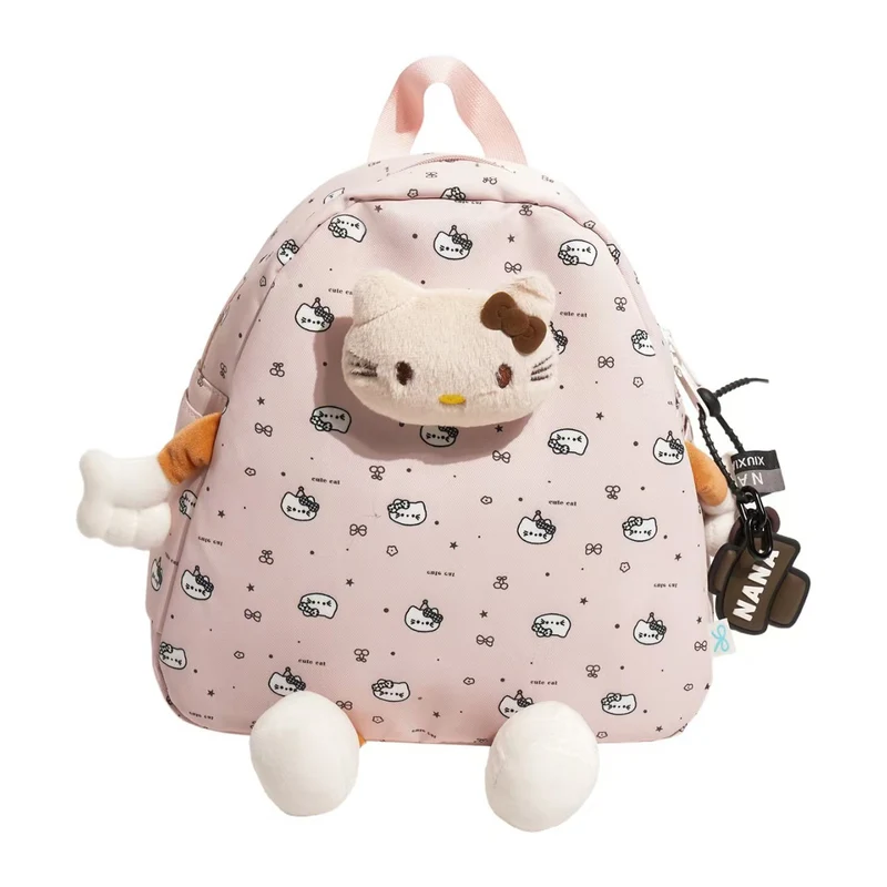 Verspielter Plüsch-Kinderrucksack Skanto mit Charakter-Design