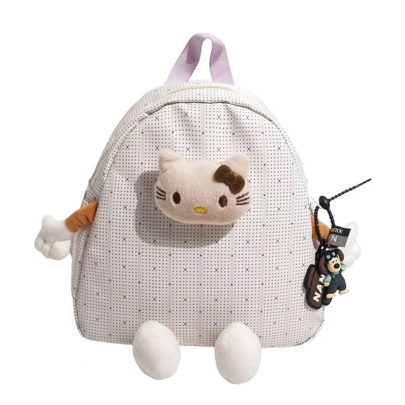 Verspielter Plüsch-Kinderrucksack Skanto mit Charakter-Design