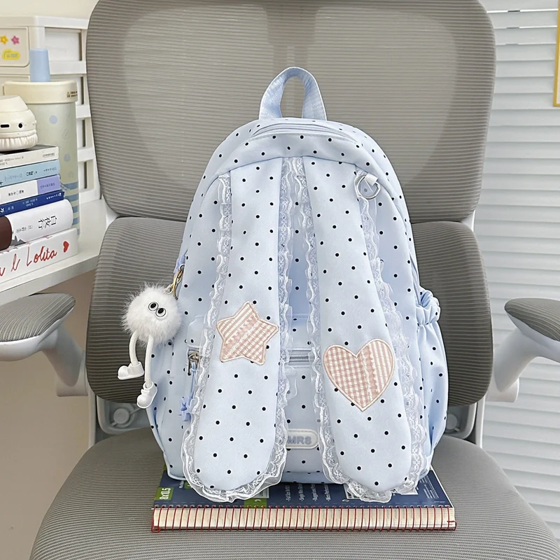 Niedlicher Schulrucksack im Hasenohren-Design