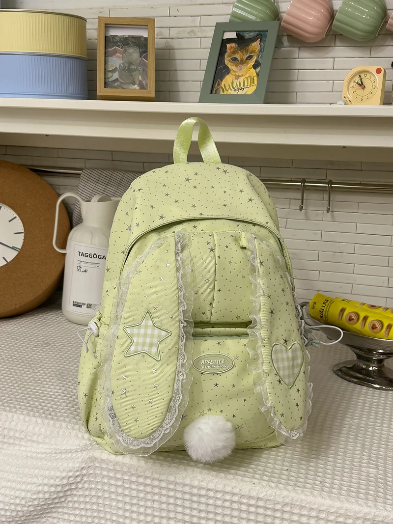 Niedlicher Schulrucksack mit Hasenohren