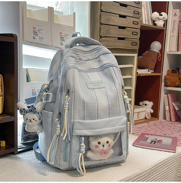Schulrucksack mit mehreren Fächern und Charaktermotiv