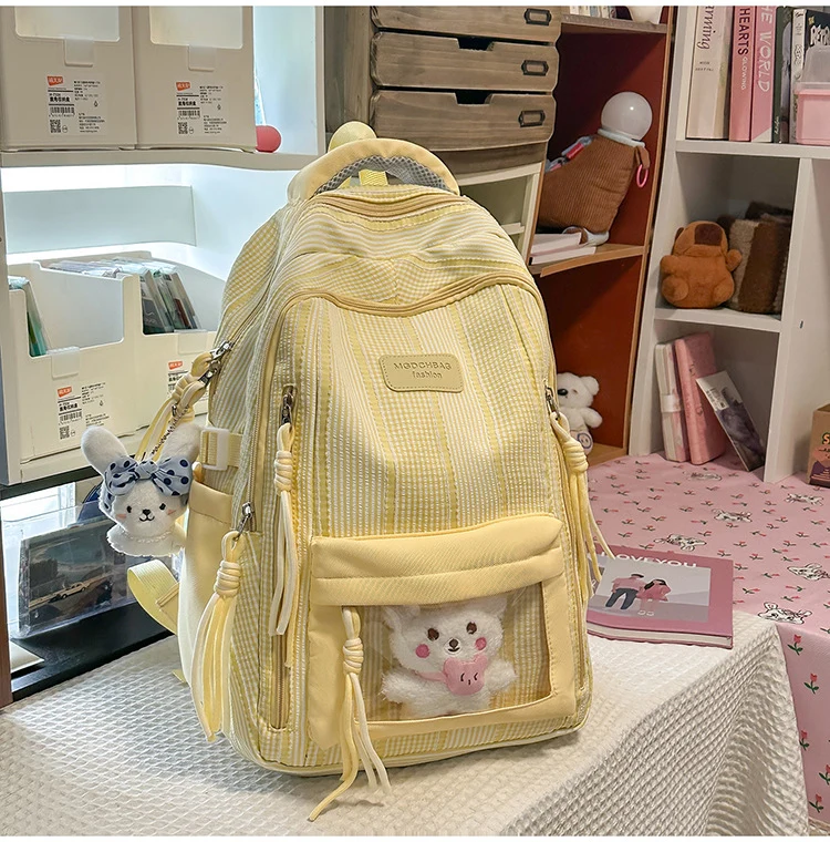 Schulrucksack mit mehreren Fächern und Charaktermotiv