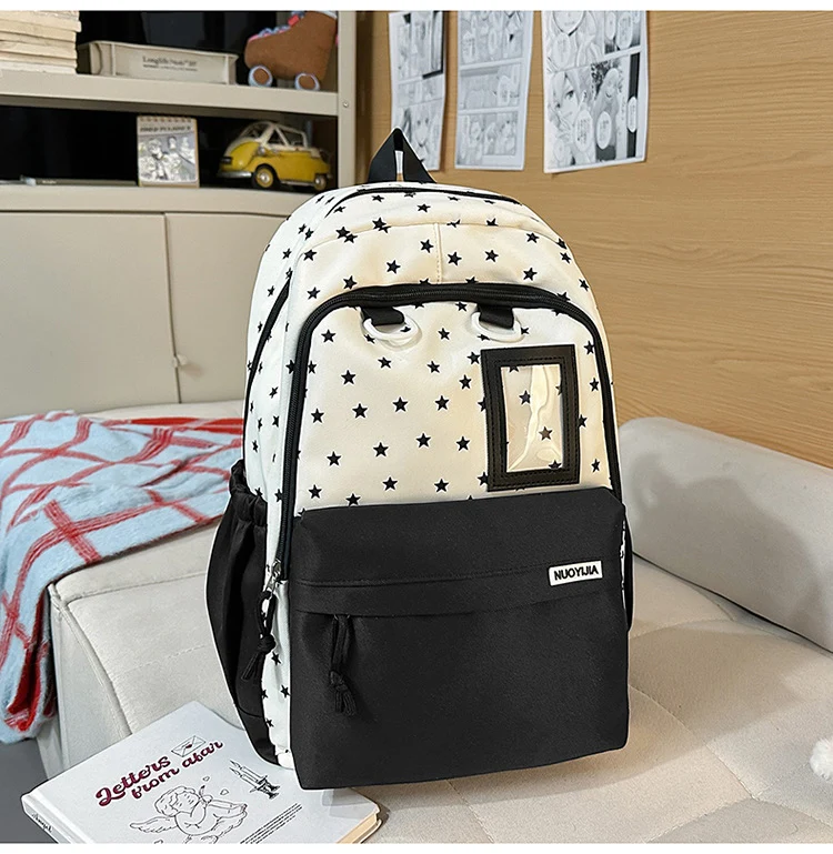 Niedlicher Schulrucksack mit Sternen-Dekor