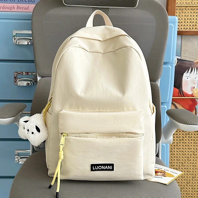 Verstellbarer Schulrucksack aus Canvas für den Alltag
