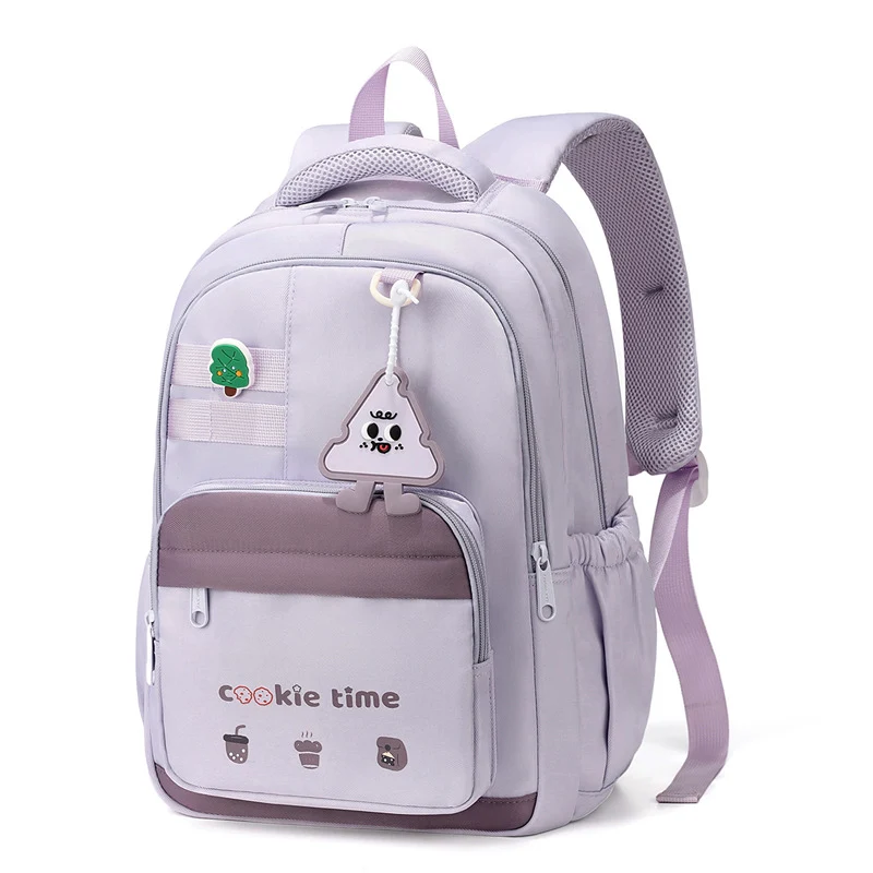 Schulrucksack im Cartoon-Stil