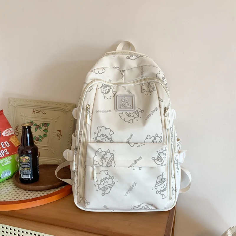 Cartoon-inspirierter geräumiger Schulrucksack
