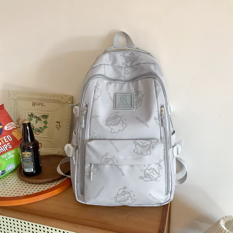 Cartoon-inspirierter geräumiger Schulrucksack