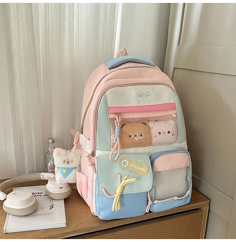Niedlicher leichter Schulrucksack mit Tiermotiv