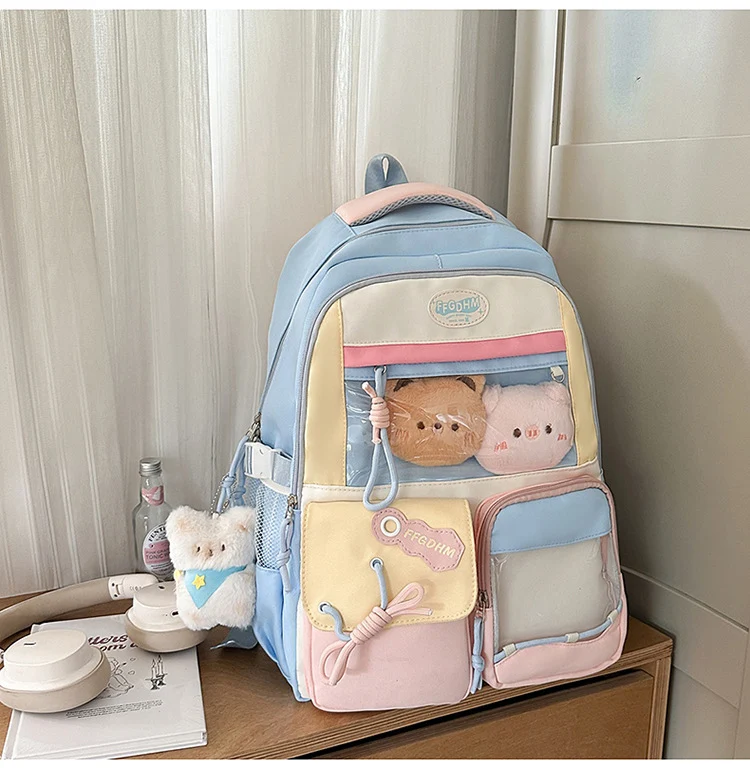 Niedlicher leichter Schulrucksack mit Tiermotiv