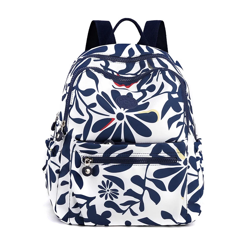 Stilvoller Rucksack mit modernem Blumendesign Skanto
