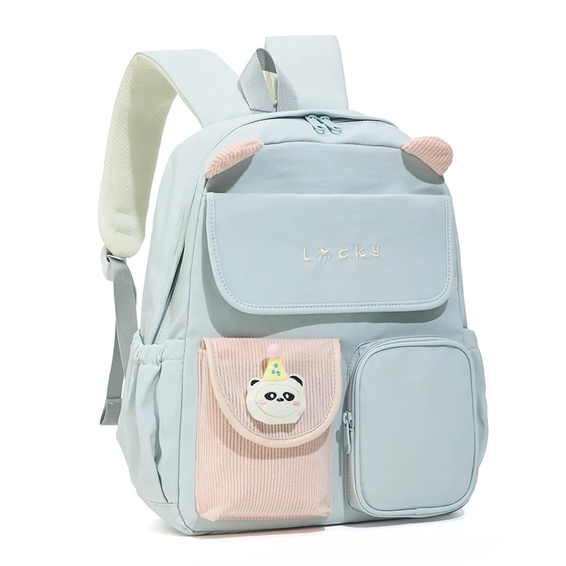 Niedlicher Plüsch-Schulrucksack mit Charakter-Design