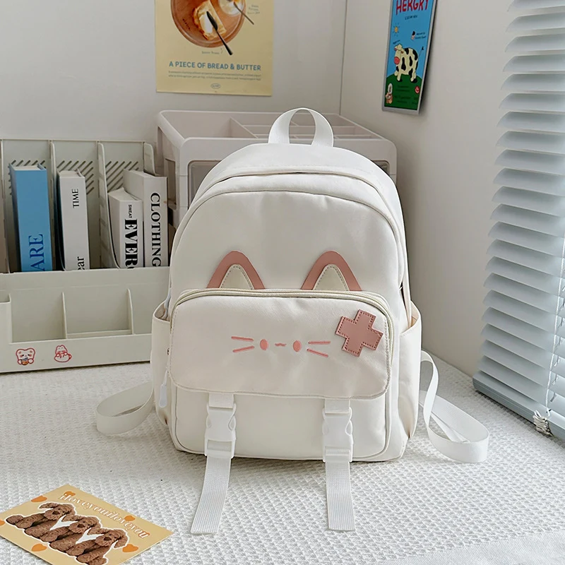 Schulrucksack mit süßem Katzenohr-Design
