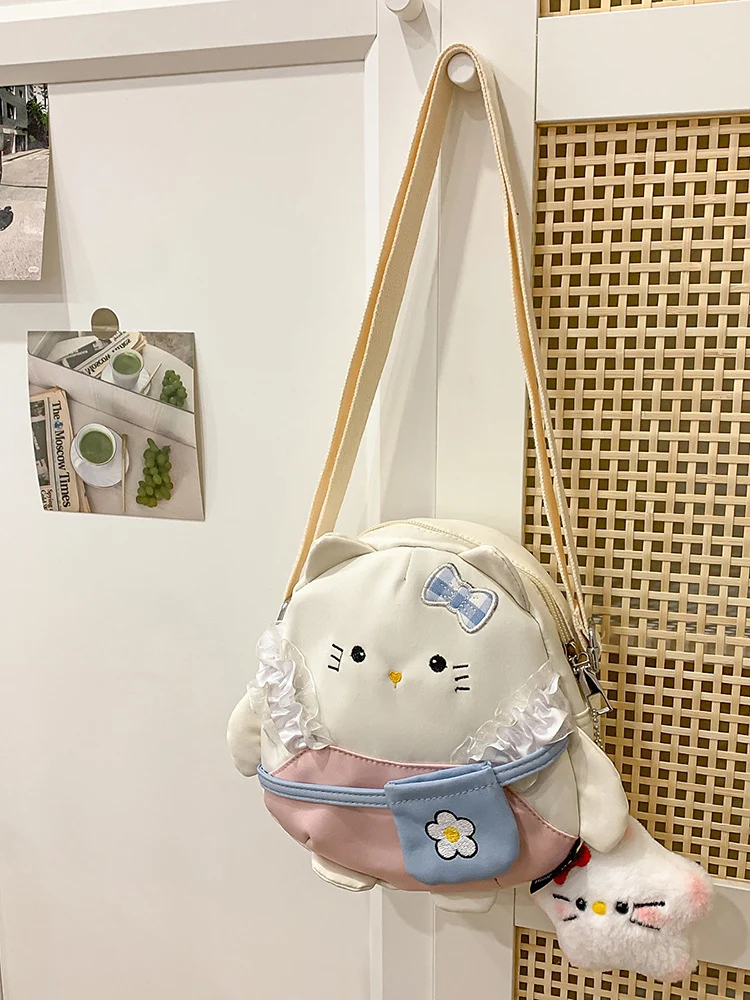 Niedlicher Schulrucksack mit Cartoon-Motiv