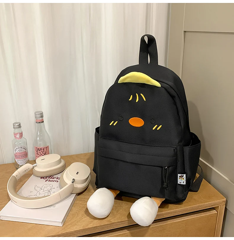 Unvergesslicher Schulrucksack mit Cartoon-Charakter