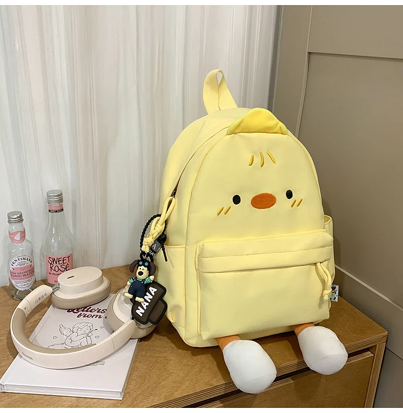Unvergesslicher Schulrucksack mit Cartoon-Charakter