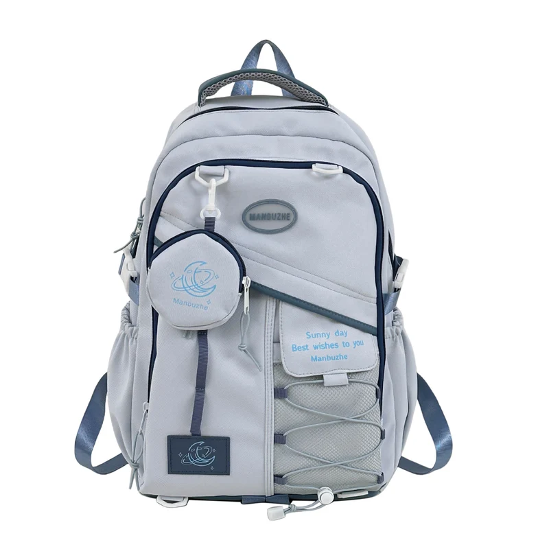 Vielseitiger Schulrucksack mit vielen Fächern