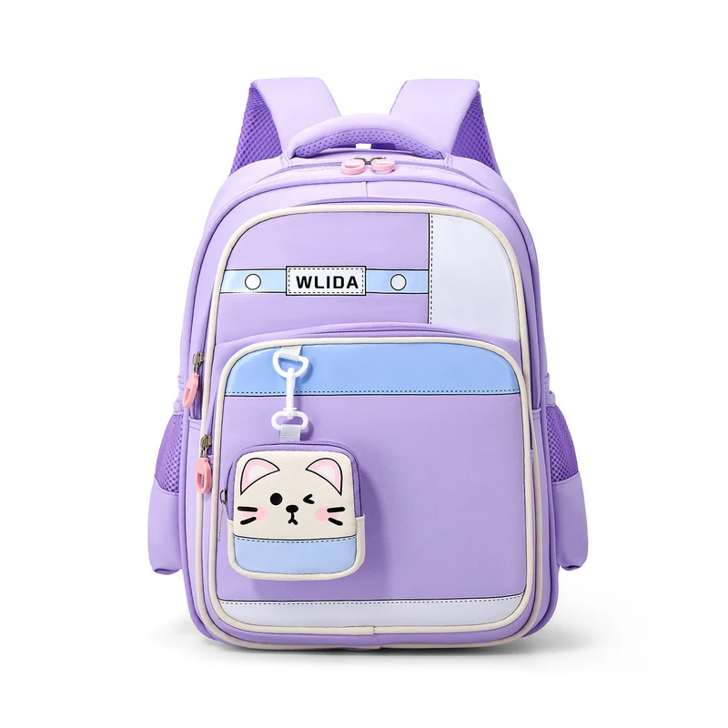 Schulrucksack für Mädchen mit niedlichem Katzen-Design