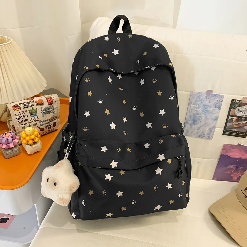 Niedlicher Schulrucksack mit Sternen-Dekor