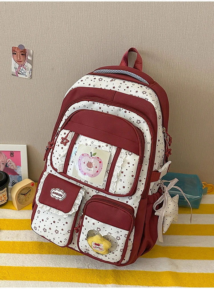 Niedlicher Plüsch-Schulrucksack im Charakter-Design