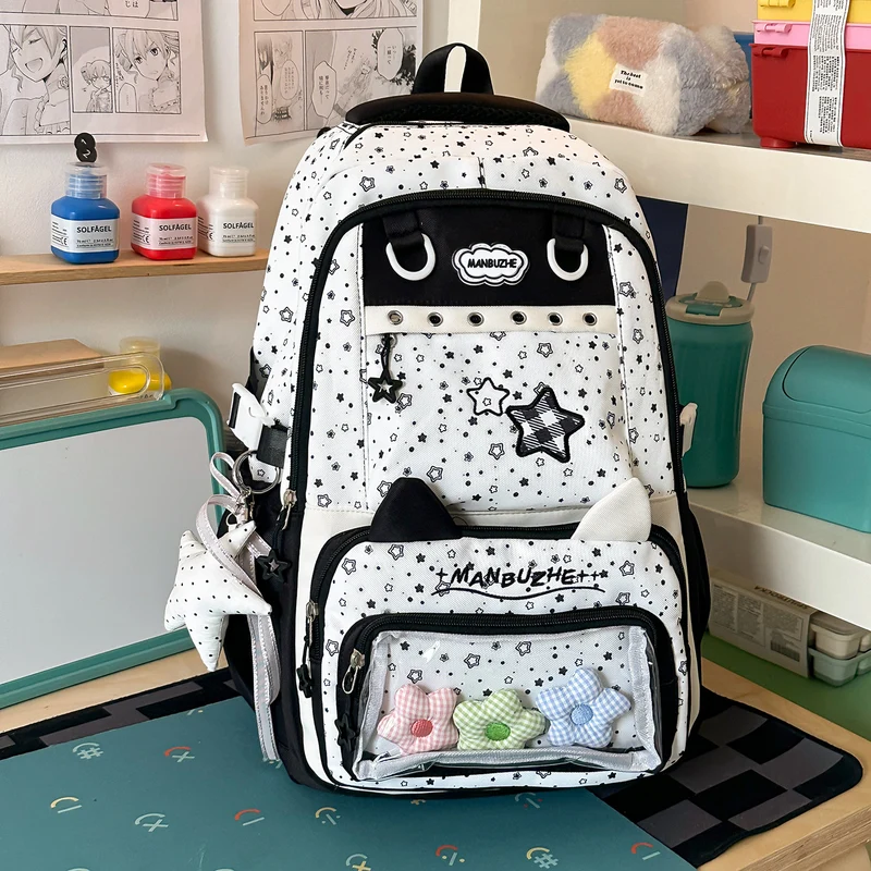 Niedlicher Plüsch-Rucksack mit Tierohren