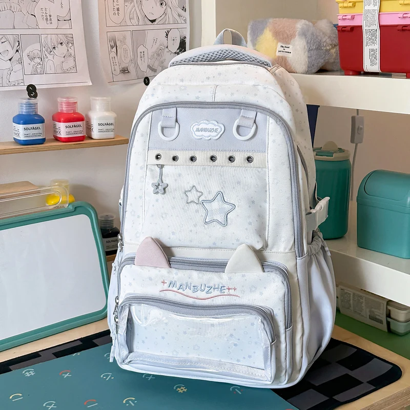 Niedlicher Plüsch-Rucksack mit Tierohren