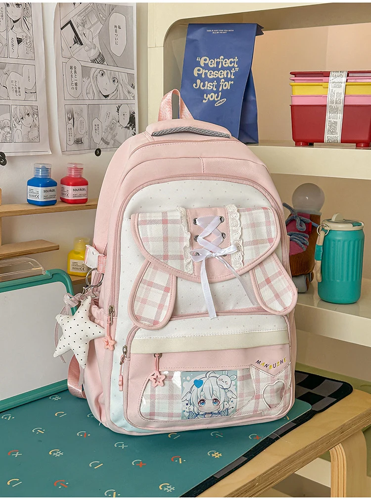 Stylischer Schulrucksack mit Grafikdesign