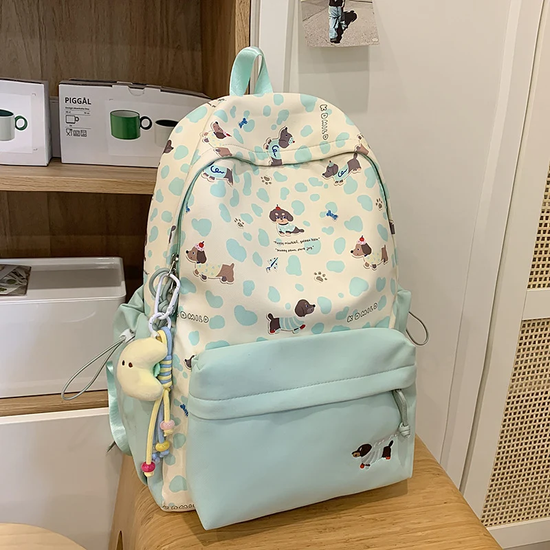 Niedlicher Schulrucksack mit Hundemotiv
