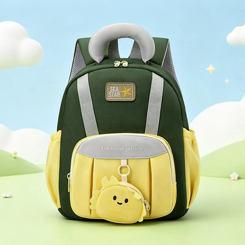 Verspielter Schulrucksack für Kinder mit Charakter-Design