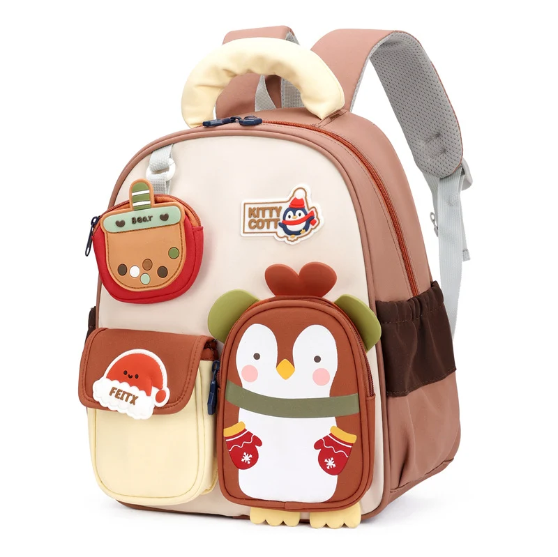 Verspielter Schulrucksack für Kinder mit Charakter-Design