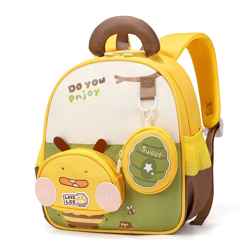 Lustiger Schulrucksack für Kinder mit Charakter-Design