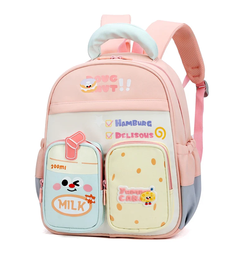 Lustiger Schulrucksack für Kinder mit Cartoon-Motiv