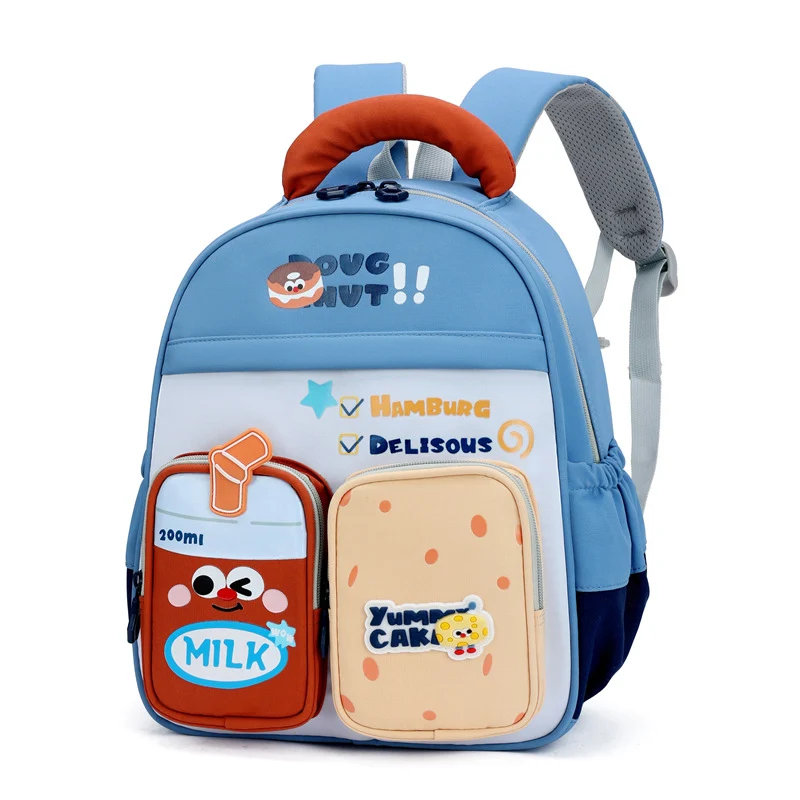 Lustiger Schulrucksack für Kinder mit Cartoon-Motiv