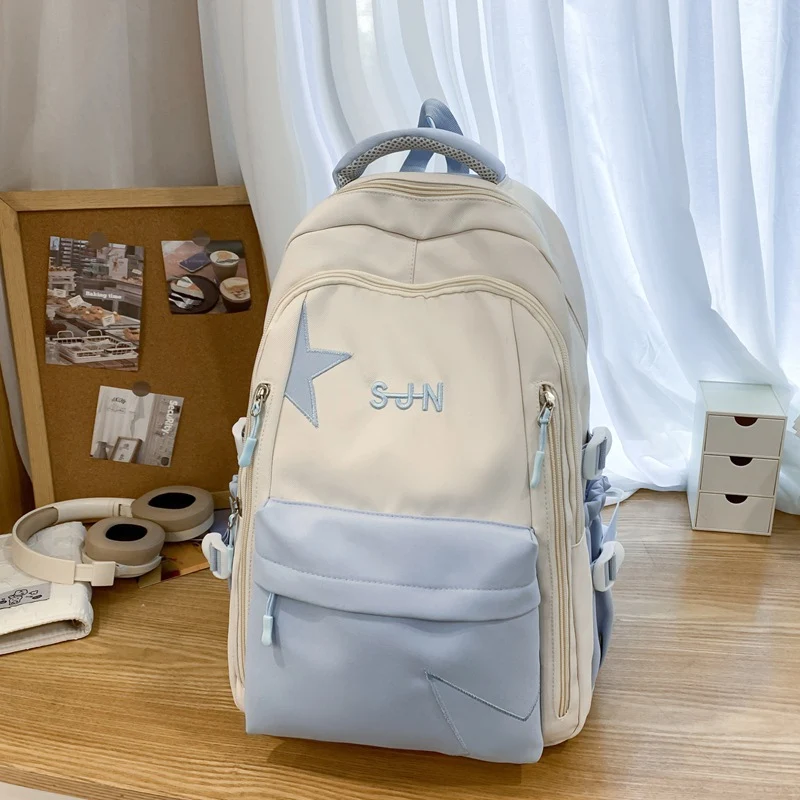 Multifunktionaler leichter Schulrucksack mit Sternen