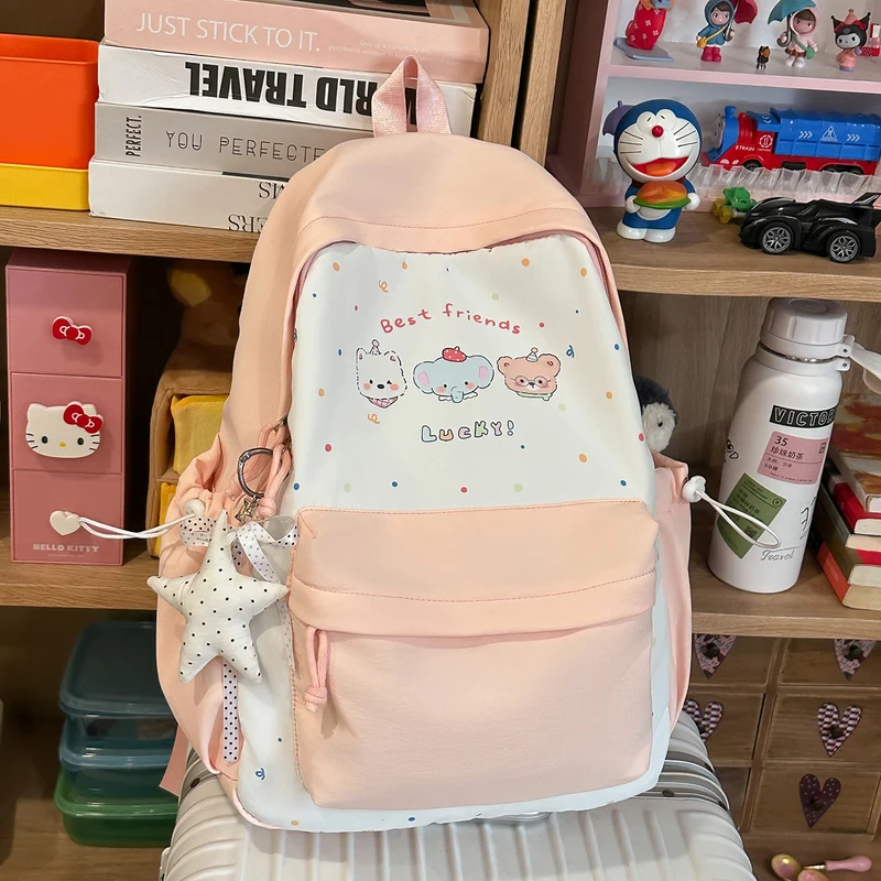 Niedliche Schultasche für Kinder mit Cartoon-Charakteren